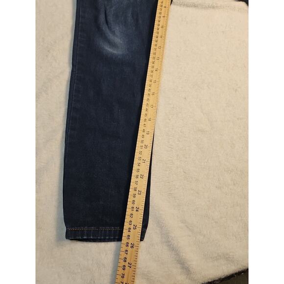 Aeropostale High Waisted Jegging Jeans Women's 8 Reg/Dark Blue Cotton Blend - Picture 7 of 10